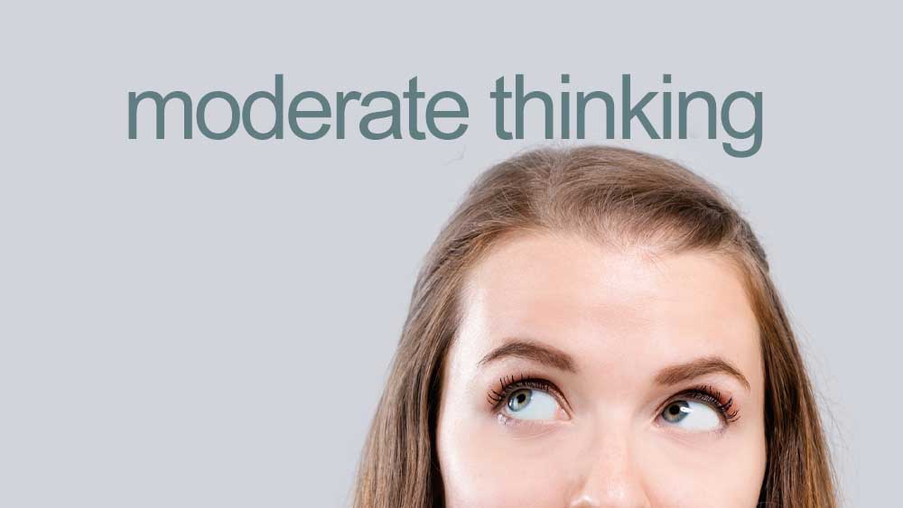 Il tramonto del pensiero moderato, tra estremismi e scontri ideologici