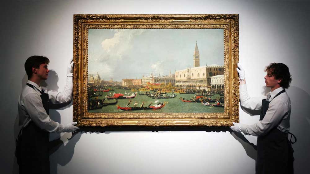 Il capolavoro del Canaletto conquista Londra, in arrivo all’asta anche un’opera rarissima legata a Galileo